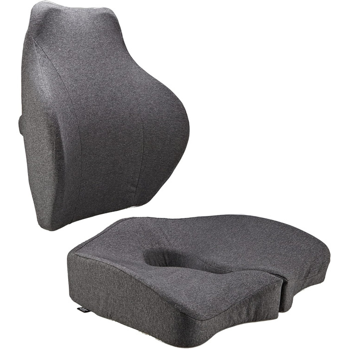 Набір ергономічних подушок JFT Performance: комплект сидіння та спинки для здорової спини та комфортного сидіння