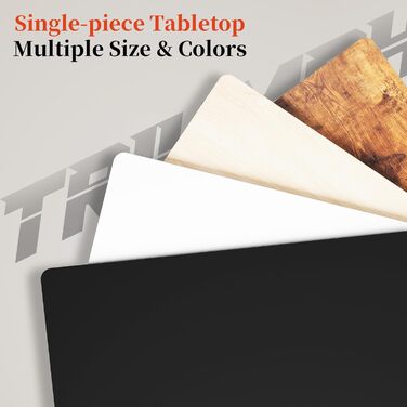 Електричний стіл 140x60 см Vintage Braun: регульована висота, комп'ютерний, без швів