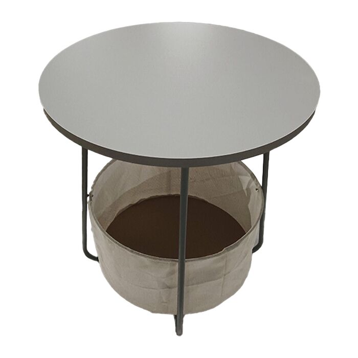 Relaxdays: Приставний столик з кошиком