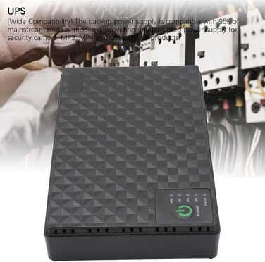 Портативний Mini UPS - Джерело живлення для роутера/модема/камери з батареєю, безперебійне живлення (EU-штекер 85-265V)