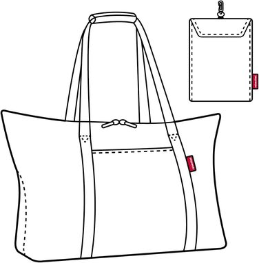 Сумка-рюкзак Reisenthel Mini Maxi Travelbag, Dark Blue - компактна та легка, для подорожей