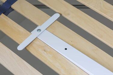 Бортик для ліжка ABUS Eric для немовлят та дітей - захист від випадання для батьківських, дитячих та сімейних ліжок - складаний для подорожей - білий, 150 см (комплект 2 шт.)