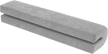 Захист для ліжечка дитячого: бортик-подушка від випадання (Сірий, 50 см)