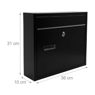 Скріпка Relaxdays для поштової скриньки з табличкою для імені