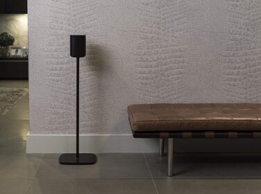 Підставка Flexson для Sonos One, One SL та Play:1 (Чорний колір, пара, з LAN-кабелем 0,9м)