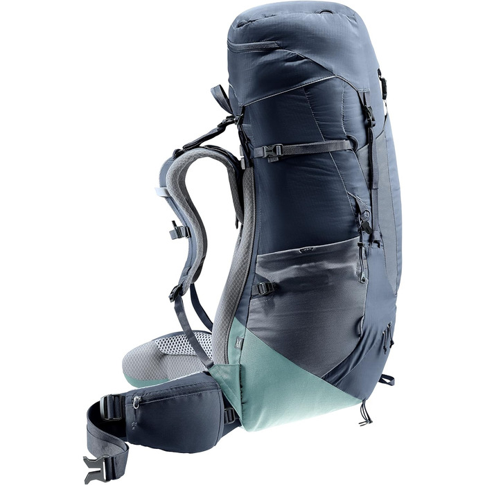 Жіночий трекінговий рюкзак deuter Aircontact Lite 45 10 Sl (1 упаковка) (4510 л, чорнильно-нефритовий)