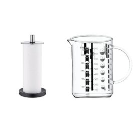 Тримач для паперових рушників WMF Depot вертикальний, 32 см, нержавіюча сталь Cromargan, з силіконовими ніжками, підходить для посудомийки