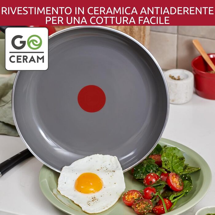 Каструля Lagostina Goccia 20 см з антипригарним покриттям, індукційна, з термоіндикатором