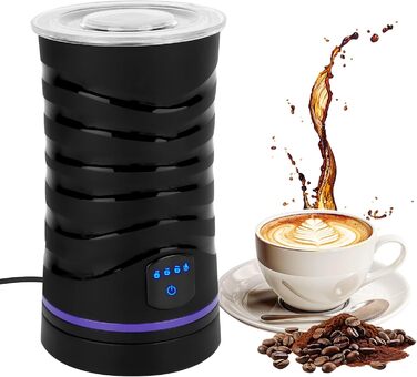 Електричний піноутворювач молока 4-в-1, для гарячого та холодного молока, автоматичне вимкнення