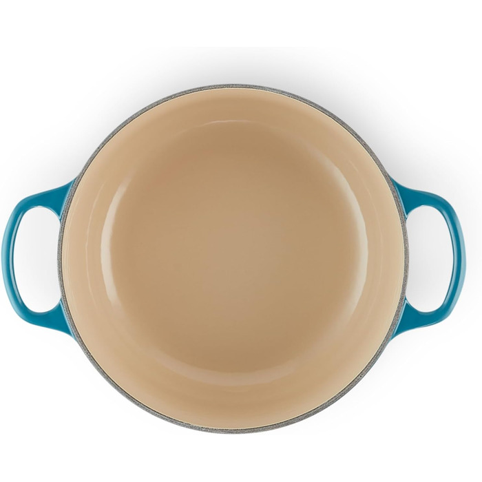 Запіканка чавунна Le Creuset Signature, Ø 20 см, Кругла, для всіх типів плит, 2,4 л, Deep Teal