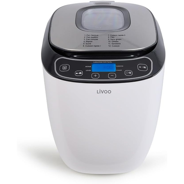 Автомат для випікання хліба 0,9 кг, 550 Вт, білий - dop218