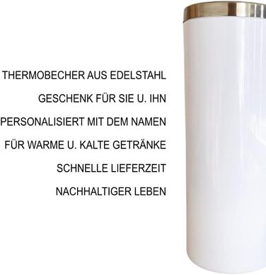 Термокружка Manufaktur Liebevoll мармурова ізольована кружка з початковою літерою та іменем персоналізований подарунок мотив Луїзи