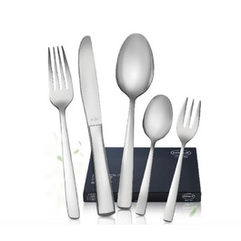 Набір столових приборів RöSLE ELEGANCE на 12 осіб (60 предметів) – високоглянцевий нержавіючий сталь 18/10, преміум якість, придатний для миття в посудомийній машині, в подарунковій коробці