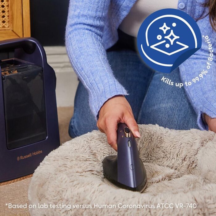 Праска Russell Hobbs Steam Genie 2-в-1: праска + запарювач (1700W, 20г/хв, сумка, 3 насадки)