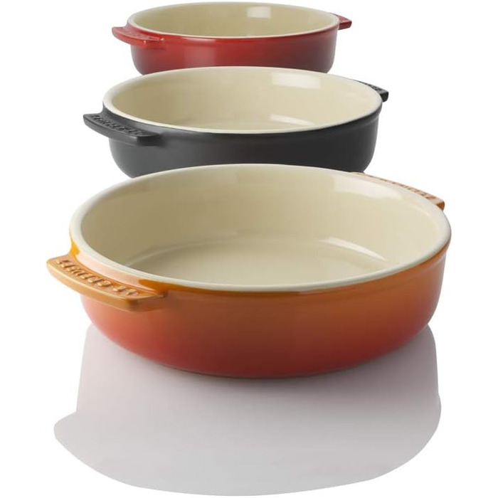 Тарілка для тапас Le Creuset, 500 мл, 14 см, чорна глянцева, 72102141400001 (Червона)<br>