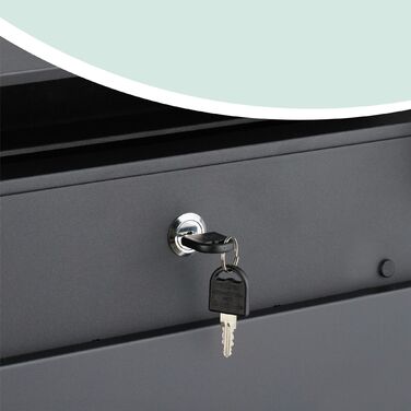 Скріпка Relaxdays з відсіком для газет