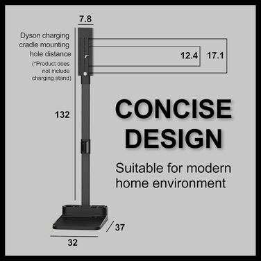 Підставка для пилососа SATUO для Dyson V6-V15, SV18, SV21, з 6-8 місцями для зберігання аксесуарів