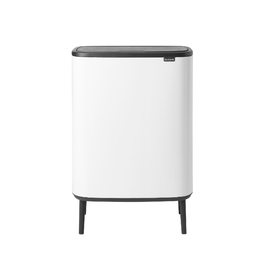 Бак для сміття Brabantia Bo Touch Bin Hi 30+30 л (130601), Білий, 60