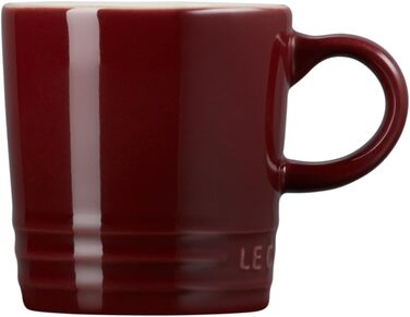 Кружка LE CREUSET з кераміки, 0.35 л, вишнево-червоний колір, 70302350600002 (Chambray, 100 мл)