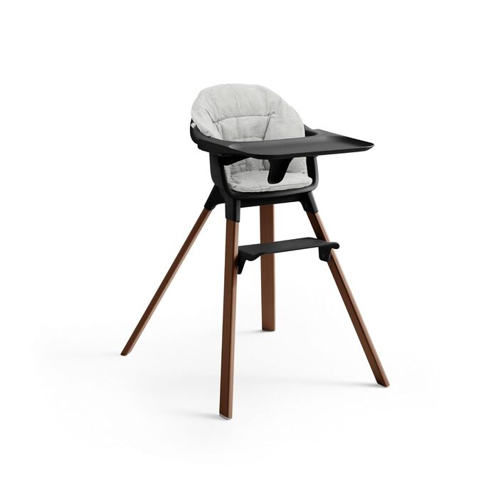 Дитячий стільчик Stokke Clikk, Black/Warm Brown - комплект з підносом та ременем безпеки, 6-36 місяців