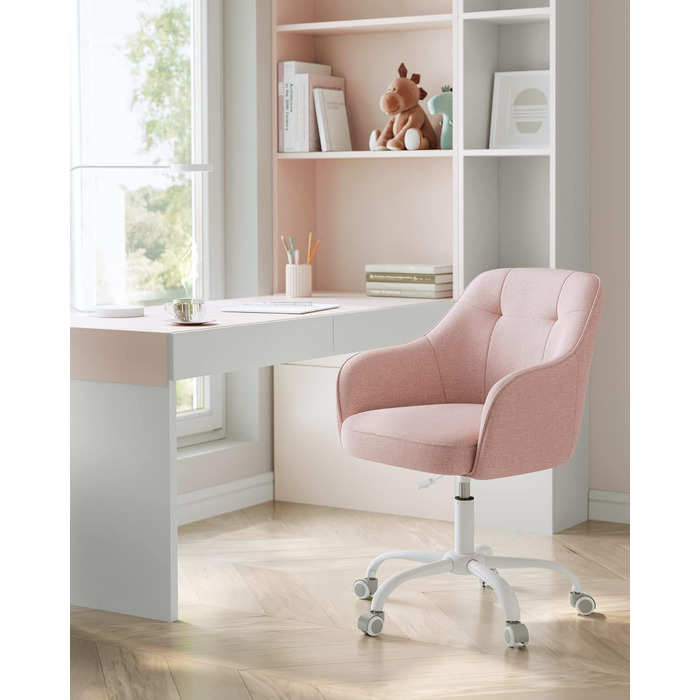 Офісне крісло SONGMICS до 110 см рожеве