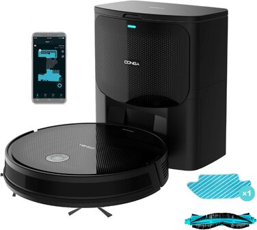 Робот-пилосос Cecotec Conga 2499 Ultra Home Advanced з автопорожненням, гіроскоп, 2100Pa, Wi-Fi, моп, 3L, з мокрою тканиною