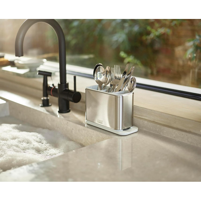 Стильний органайзер для столових приборів Joseph Joseph Surface, нержавіюча сталь, сірий