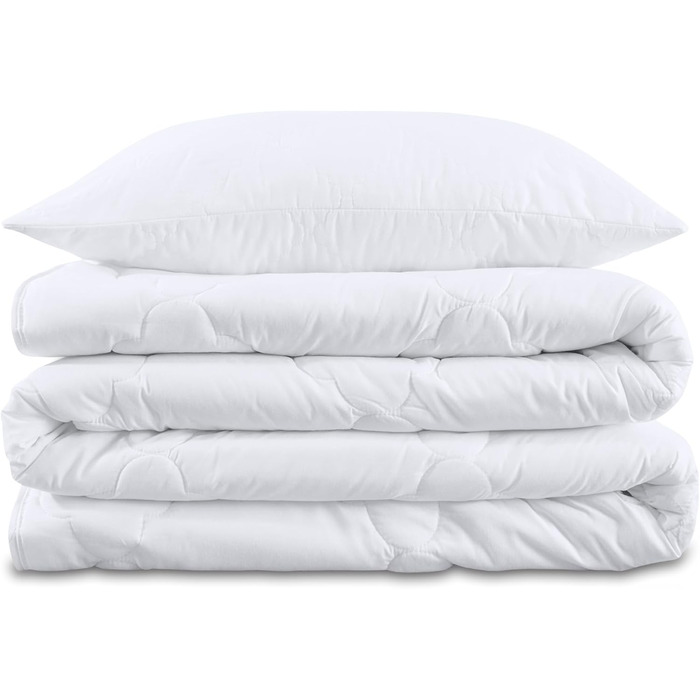 Ковдра 140x200 – м'яка тепла ковдра з еко-сертифікацією Oeko-Tex, для алергіків, легко прати