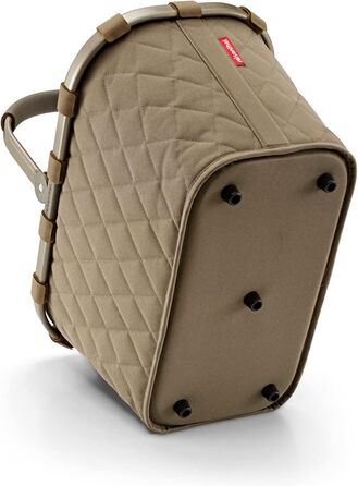 Сумка-шопер Reisenthel Carry Bag Frame Rhombus Olive – велика містка сумка з внутрішньою кишенею, водонепроникний дизайн