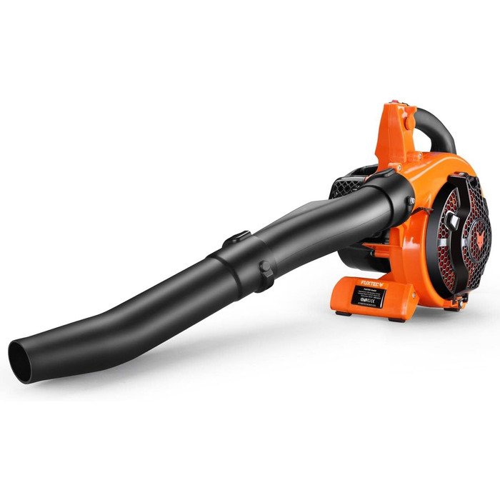 Бензиновий листозбирач/подрібнювач FUXTEC FX-LBS126 4в1 з 2 повітропроводами та мішком 45л – потужний, протестований, швидкість 71 м/с