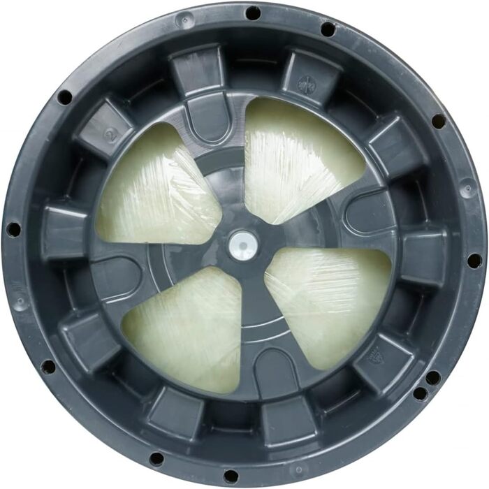 Bluecraft Premium Газовий балон пропановий 10 кг, балон з композитного матеріалу, легкий, з індикатором рівня газу, з газовим регулятором та ключем