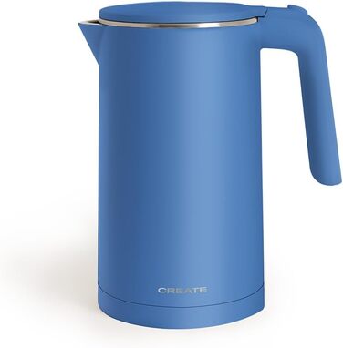 Електричний чайник Kettle Studio Pro 1 л, кобальтово-синій, з регулюванням температури, функцією підтримання тепла, збірно-розбірним шнуром, автоматичним відключенням, 1000 Вт