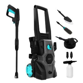 Мийка високого тиску Cecotec HydroBoost 1400 Essential: 105 bar, 426 л/год, 9 м радіус дії, 1600 Вт, алюмінієвий насос, 2 насадки + аксесуари для миття підлоги, Multicolor