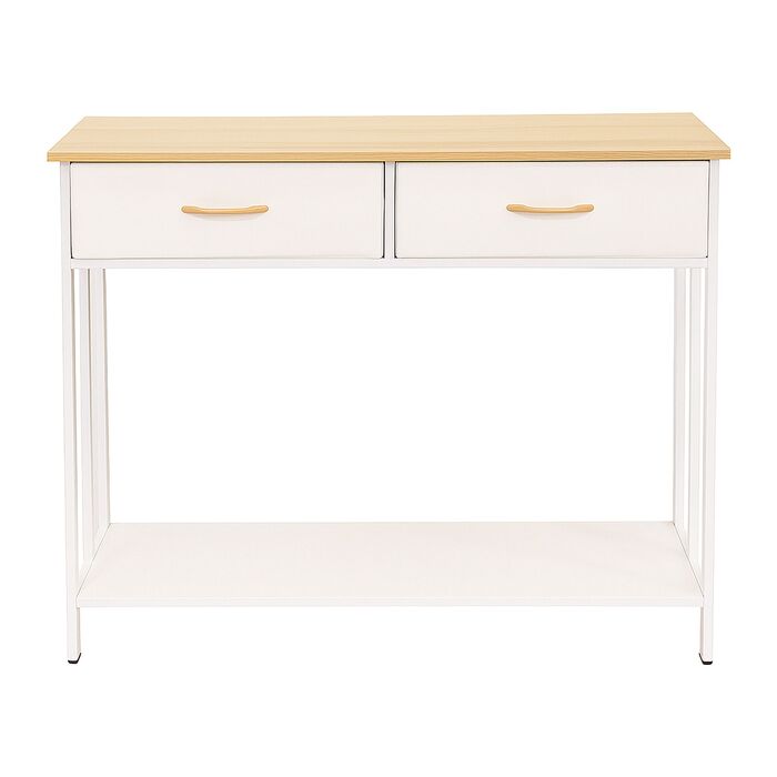 Консольний столик Relaxdays з двома висувними ящиками