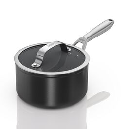 Набір посуду Ninja Extended Life з керамічним покриттям (5 предметів): сковороди 20 та 24 см + каструлі з кришкою 16, 18 та 20 см, антипригарне покриття (без PFOA, PFOS, свинцю та кадмію), безпечний у духовці до 285°C