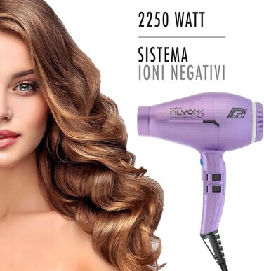 Фен Parlux Alyon Special Edition: професійний, з іонізацією, Made in Italy, фіолетовий матовий