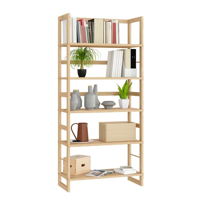 Стояча полиця Öland 136x58x27см глазурована натуральна деревина