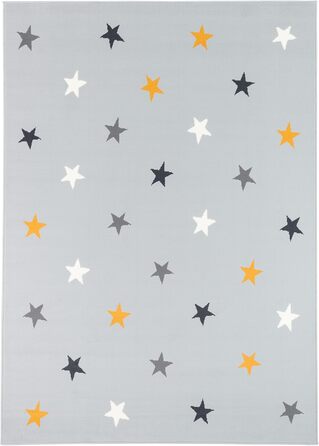 Килимок дитячий та молодіжний Pergamon Stars Grey Mix, 5 розмірів (140x200 см)