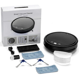 Робот-пилосос з функцією миття підлоги, 2300Pa, 3-в-1, бак 350мл, керування через APP, Alexa, для твердих підлог, шерсті тварин, килимів