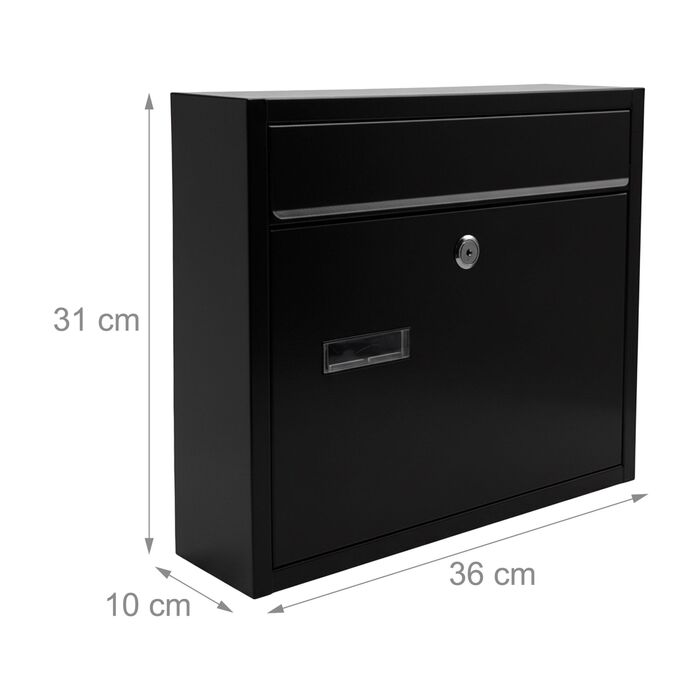 Скріпка Relaxdays для поштової скриньки з табличкою для імені