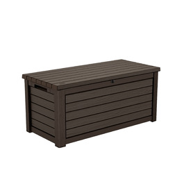 Садова скриня/бокс для зберігання Koll Living Gartenbox 623 л, коричневий - з газовими амортизаторами, вантажопідйомність кришки 272 кг