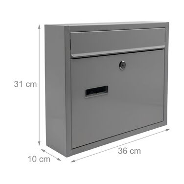 Скріпка Relaxdays для поштової скриньки з табличкою для імені