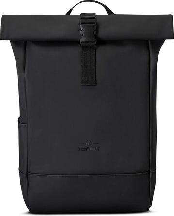 Рюкзак Johnny Urban для жінок і чоловіків - Harvey Medium - роллтоп з відділенням для ноутбука для Uni Business City - 15л - матове поліуретанове покриття - водовідштовхувальне чорне