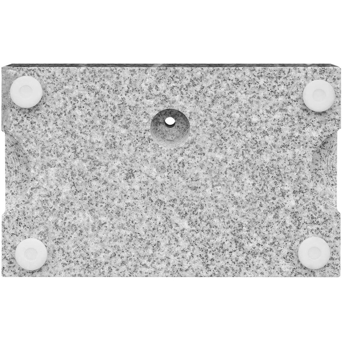 Підставка для парасольки Anndora Granit 25 кг, для балкона, діаметр стієна до 48 мм (світло-сірий)