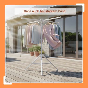 Підставка для білизни Relaxdays, розкладна