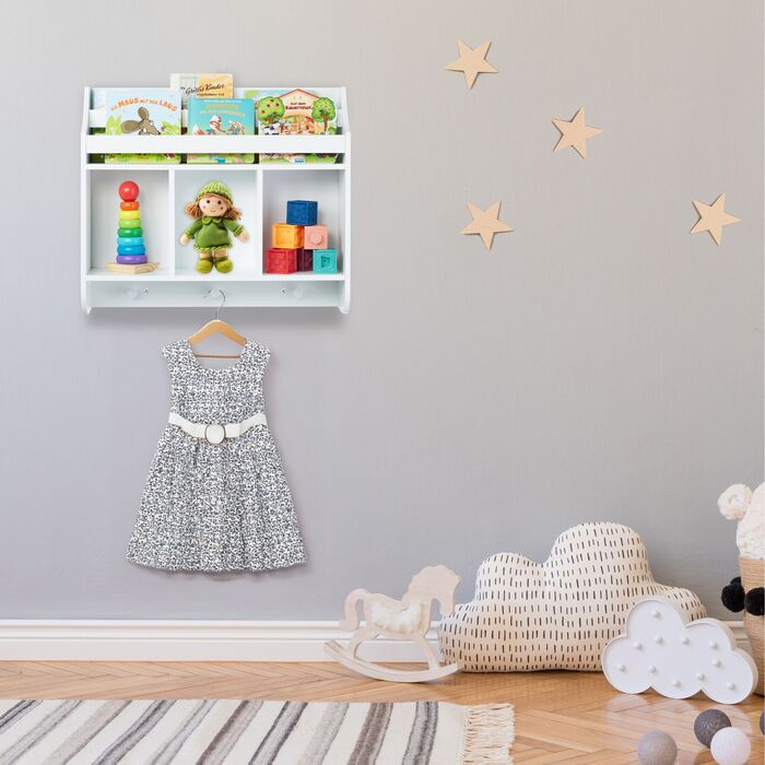 Поличкова шафа Relaxdays для дітей з 5 секціями