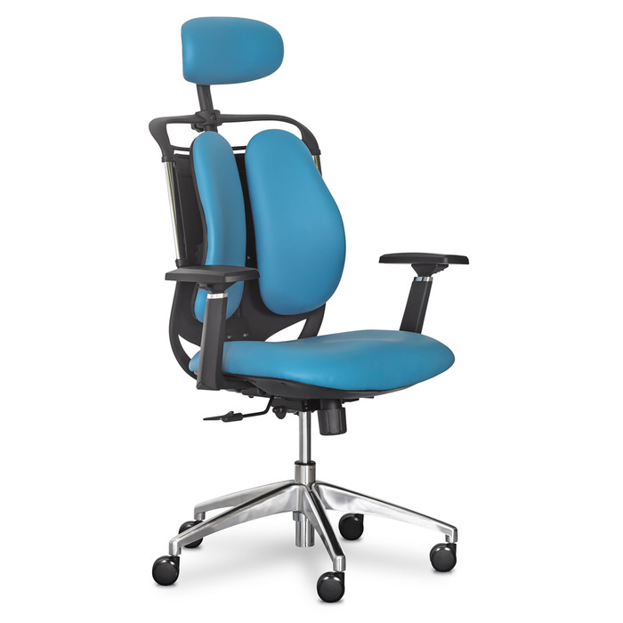 Крісло Mealux Testa Duo Blue (арт. Y-552 KBL Duo)