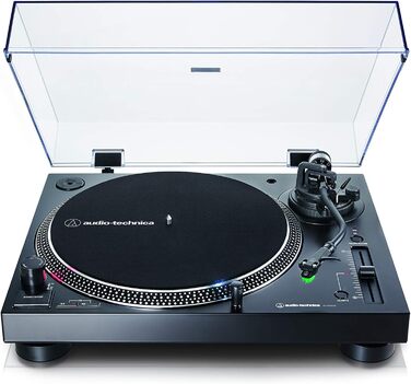 Програвач вінілу Audio-Technica LP120XUSBBK з прямим приводом, аналоговий та USB, чорний