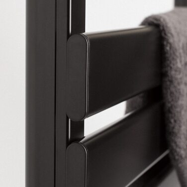 Електричний рушникосушарка CREATE / WARM 500W, чорний, з ніжками, 103x55x5 см, термостат, низьке споживання