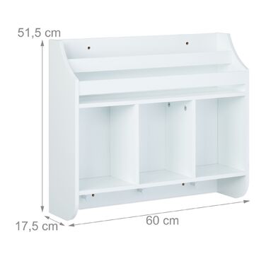 Поличкова шафа Relaxdays для дітей з 5 секціями